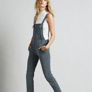 Free people washed denim overalls